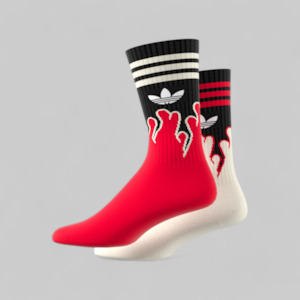 X 100 Thieves Socks - Cream White/Red