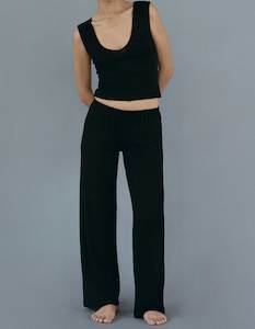 Recline Pant Black