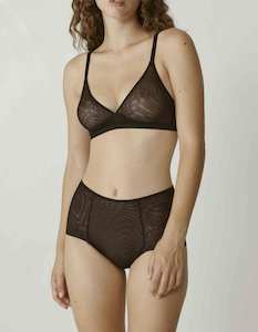 Lingerie: Canova Hi Waist Bikini Black