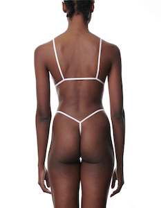 Lingerie: Fil T String White