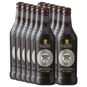 St Austell Mena Dhu Stout 500ml - 12 Pack