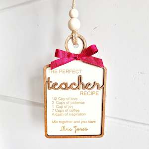 Naturopathic: Teacher Christmas decoration