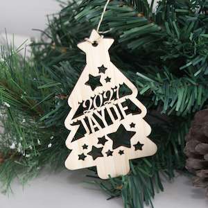 Personalised Name Decoration - Tree