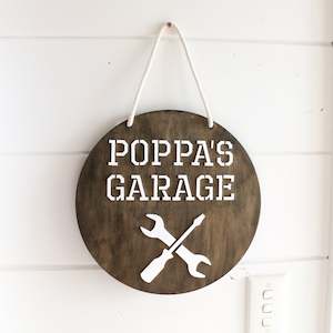 3D Garage Sign