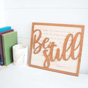 Naturopathic: Be Still Wall Art