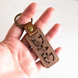 Naturopathic: Dad Names Key Ring