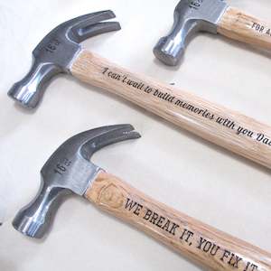 Engraved Hammer - 16oz Claw Hammer