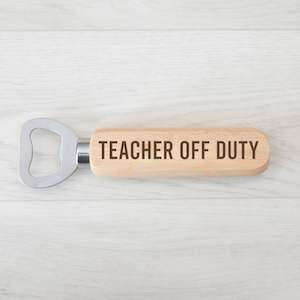 Custom Teacher Bottle Opener - Handheld