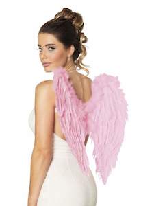 Feathered Pink Wings - Large