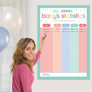 Baby Shower Games: Baby Shower Statistics Game