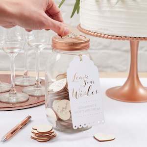 Baby Shower Games: Guest Leave a Wish Jar