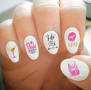 Nail Decals - Hen Party Set