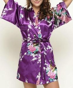 Kimono Robe - Purple