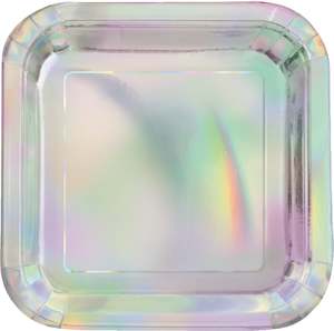 Square Plates - Iridescent