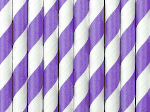 Paper Straws - Lilac (10)