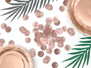 Rose Gold: Confetti - Rose Gold Circles