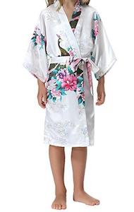 Child's Kimono Robe - White