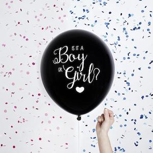 Gender Reveal Confetti Balloon - Pink (45cm)