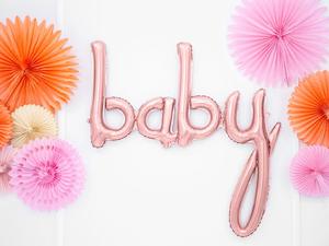 'Baby' Script Air Fill Balloon