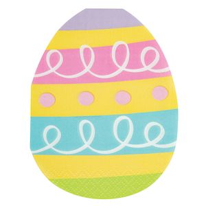 Easter Egg Shaped Napkins (16)