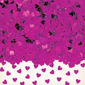 Heart Confetti - Hot Pink