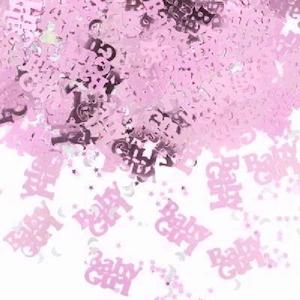 Baby Girl Pink Baby Shower Confetti