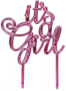 Baby Shower Cake Topper - it's a Girl