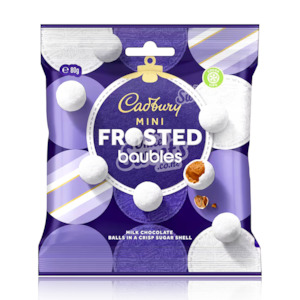 Cadbury Mini Frosted Baubles 80g