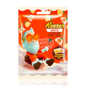 Reese's WHITE Dj Santa's Disco Lights Mini Cups (Wrapped) 104g