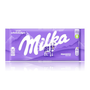 Milka Alpine Milk Chocolate Bar 100g