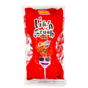 Halloween 1: Lik A Brush Red Mouth Painter Lollipops XXXL 150 Pieces