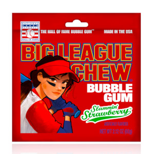 Big League Chew Slammin' Strawberry