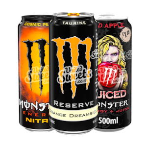 Drinks: Monster Energy Drinks Range Assorted Flavours 500ml