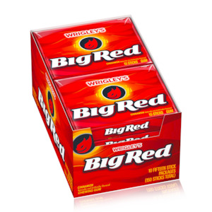 Wrigley's Big Red Chewing Gum Slim 10 Pack