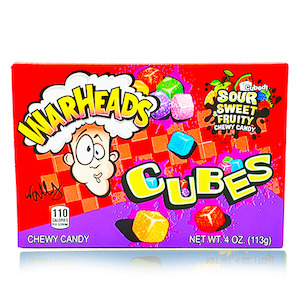 Warheads Sour Cubes Theatre Box 113g (Best Before: 10/2024)