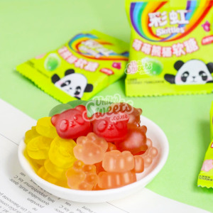 Gummy: Skittles Rainbow Adorable Panda Gummies 42g (4 Pack)