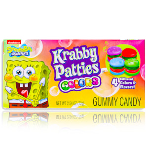 Krabby Patty Gummy Colors Candy Theatre Box 72g