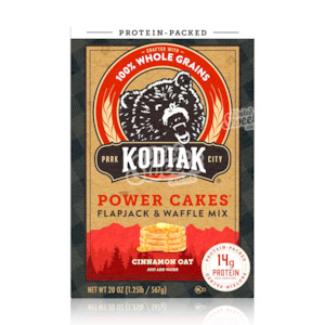 Kodiak Cakes Power Cakes Flapjack Waffle Mix Cinnamon Oat 567g (Best Before: 07/2024)