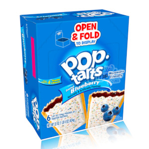 Poptarts Frosted Blueberry 6 Pack