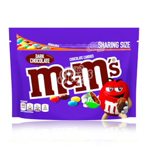 M&M's Dark Chocolate Resealable Share 266.5g (BB:02/2025)