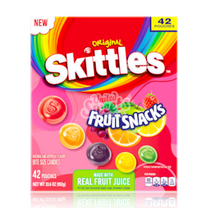 Skittles Fruit Snacks 42 Pack 952g (USA)