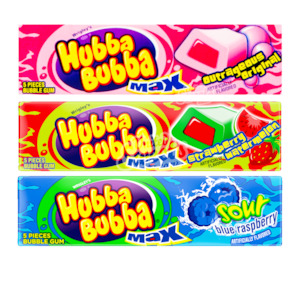 Hubba Bubba MAX Bubble Gum Stick Assorted Flavours