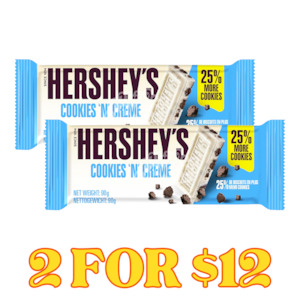 Hershey's Cookies & Creme XL Bar 90g