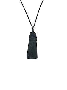 Sands Carving - Dark Green Pounamu Toki / Large