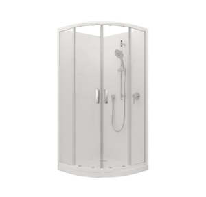 ENGLEFIELD VALENCIA ELITE ROUND SLIDING SHOWER 900MMx900MM - 4 COLOURS