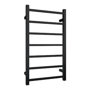 NEWTECH QUADRO HEATED TOWEL RAIL 800X450MM MATTE BLACK