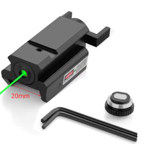 Hobby equipment and supply: Airsoft mini Green laser 20mm Picatinny Rail