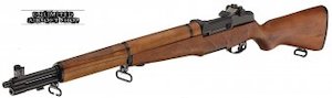 Hobby equipment and supply: ICS M1 Garand AEG Real Wood