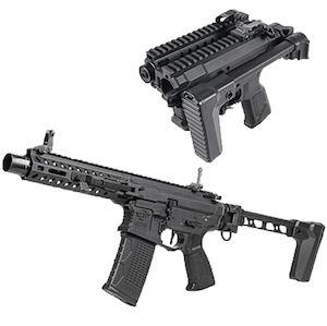 Hobby equipment and supply: G&G FAR556 Rapid Folding PCC Airsoft AEG Rifle