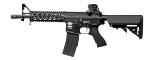 Hobby equipment and supply: G&G - AEG Rifle CM16 Raider - Black